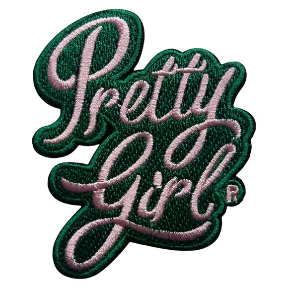 Pretty Girl Iron On Patch - Picture 2 of 3